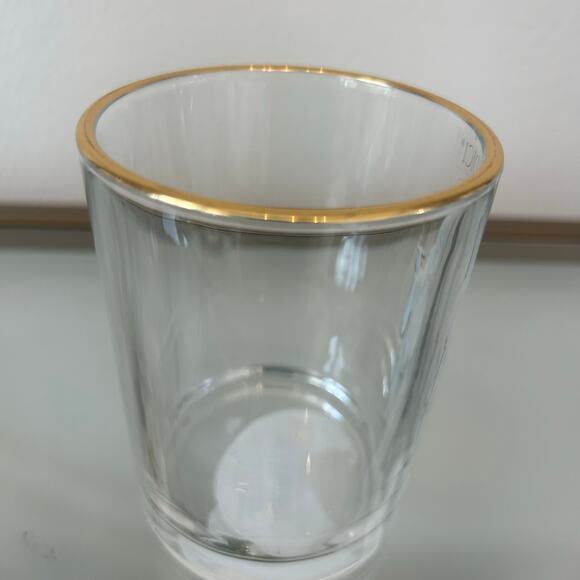 Medici Christmas Nutcracker Glass Tumblers 11oz Set of 2 Holiday Green Gold New - Picture 4 of 15